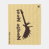Moose Meat Rock Band Fleece Dekensloffen Deken (Voorkant)