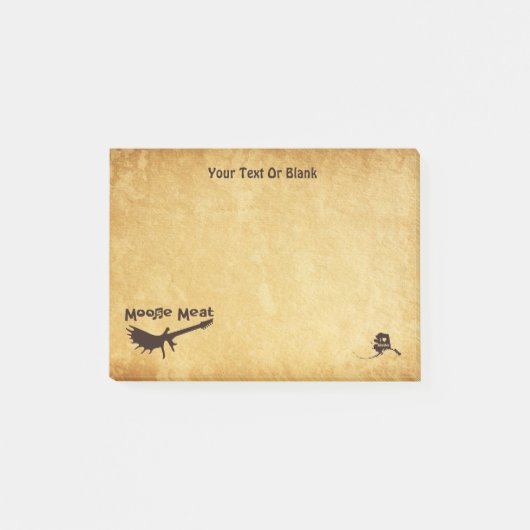 Moose Meat Rock Band Post-it® Notes (Voorkant)