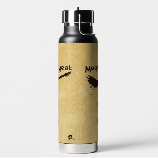 Moose Meat Rock Band Waterfles (Links)