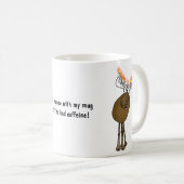 Moose Menora cadeau mok! Hanukkah-mok. Koffiemok (Voorkant rechts)