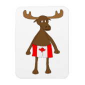 Moose met Canadese boxers Magneet (Verticaal)