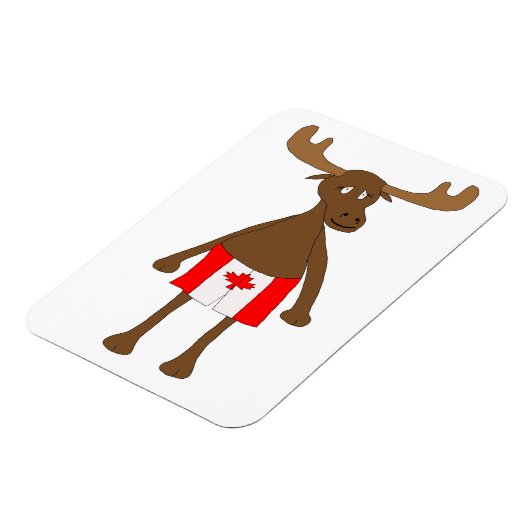 Moose met Canadese boxers Magneet (Linkerzijde)