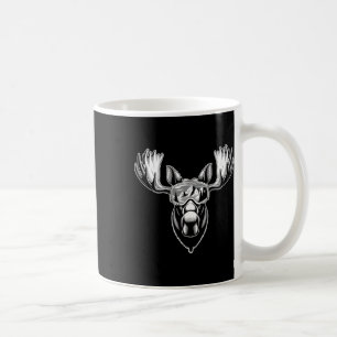 Moose met skibril Skiën Snowboarden Winter Koffiemok