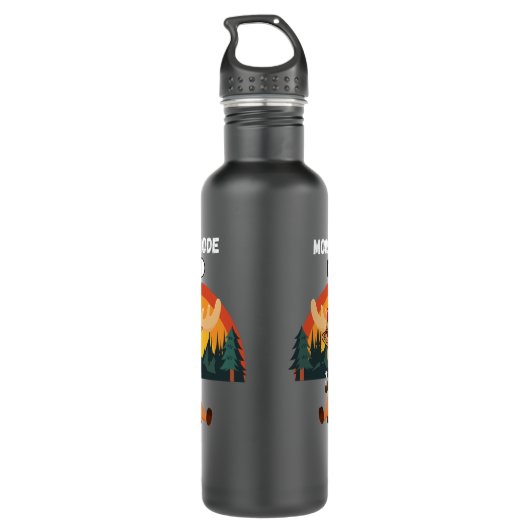 Moose Mode On Waterfles (Achterkant)