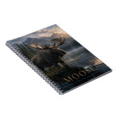 Moose Mountain Lake DIEREN Notitieboek (Rechterzijde)