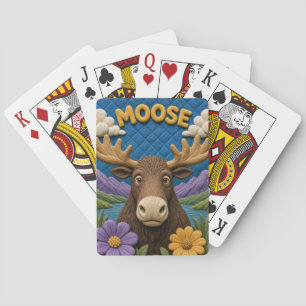 Moose Mountain Lake Modern KlayKoo Pokerkaarten