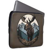 Moose Mountain Laptop Sleeve (Voorkant Rechts)