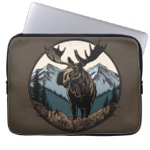 Moose Mountain Laptop Sleeve (Voorkant)