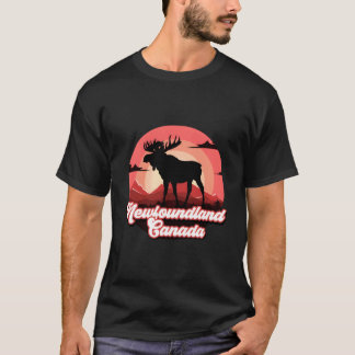 Moose Newfoundland Canada Wandelvakantie Moose Da T-shirt