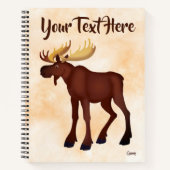 Moose - notebook notitieboek (Voorkant)