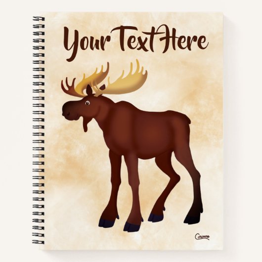 Moose - notebook notitieboek (Voorkant)