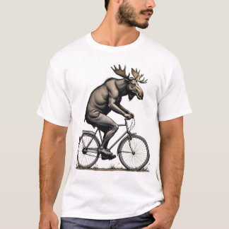 Moose on the Move – Quirky Fiets T-shirt 4