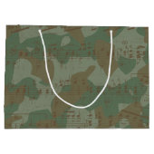 Moose op Camouflage Large Cadeautasje (Achterkant)