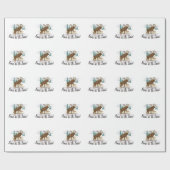 Moose op de Loose. Cadeaupapier (Vlak)