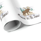 Moose op de Loose. Cadeaupapier (Rol Hoek)