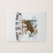 Moose op de Loose. Legpuzzel (Horizontaal)