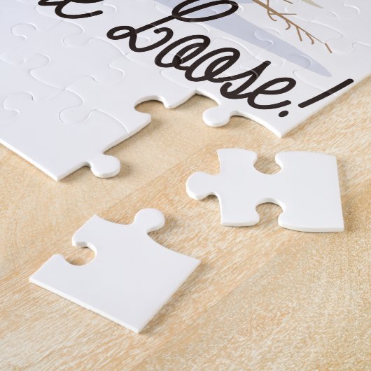 Moose op de Loose. Legpuzzel (Zijkant)