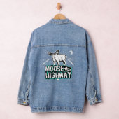 Moose op een Highway Denim Jacket (Hangar)