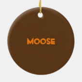 Moose Ornament (Achterkant)