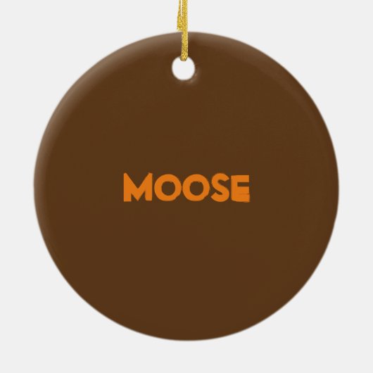 Moose Ornament (Achterkant)