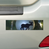 Moose Ornament Bumpersticker (Op auto)
