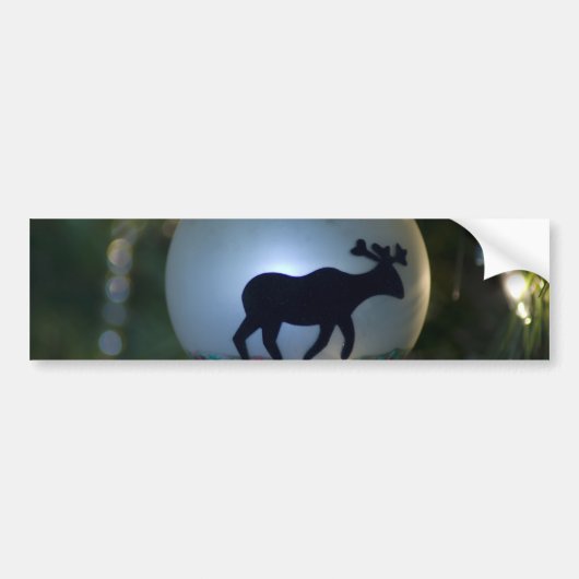 Moose Ornament Bumpersticker (Voorkant)