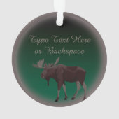 Moose Ornamenten Moose Art kerstdecoratie (achterkant)