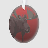 Moose Ornamenten Moose Art kerstdecoratie (voorkant)