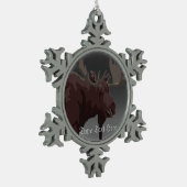 Moose Ornamenten Moose Art kerstdecoratie (Links)