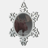 Moose Ornamenten Moose Art kerstdecoratie (Rechts)