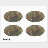 Moose Ovale Sticker (Vel)