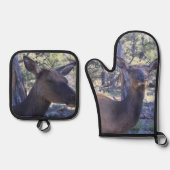 Moose Ovenwant & Pannenlap Set (Voorkant)