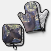 Moose Ovenwant & Pannenlap Set (Voorkant / Achterkant)