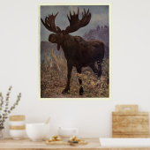 Moose Painting (1909) Poster (Keuken)
