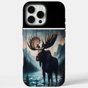 Moose Painting iPhone 16 Pro Max Hoesje