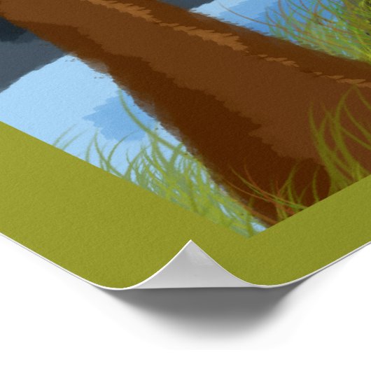 Moose Painting Poster (Hoek)