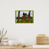 Moose Painting Poster (Keuken)