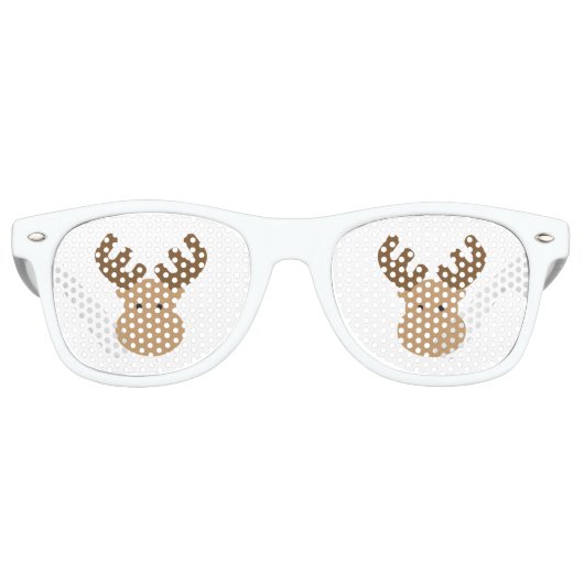 Moose Party Shades Retro Zonnebril (Voorkant)