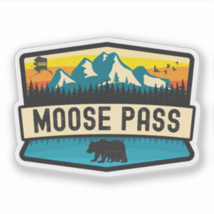 Moose Pass, Alaska Sticker