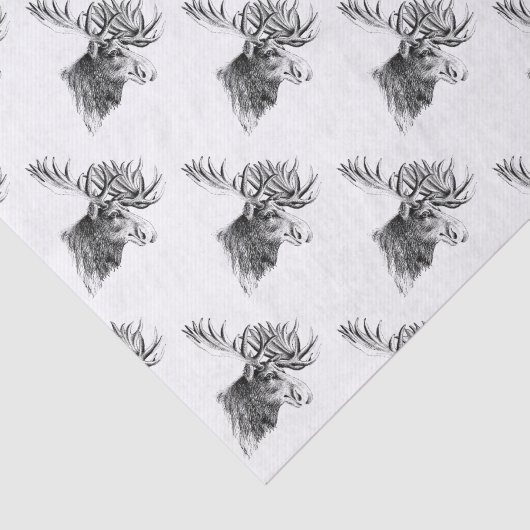 Moose personaliseren tissuepapier (Detail)