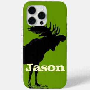 Moose Personalized iPhone iPhone 15 Pro Max Hoesje