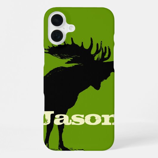 Moose Personalized iPhone Hoesje (Achterkant)