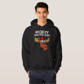 Moose Pet met kerstmis Moose Merry Christmoose Mer Hoodie (Voorkant volledig)