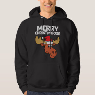 Moose Pet met kerstmis Moose Merry Christmoose Mer Hoodie