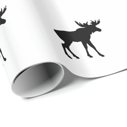 Moose Pictogram Cadeaupapier (Rol Hoek)