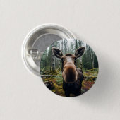 Moose Pin Button (Voorkant /achterkant)