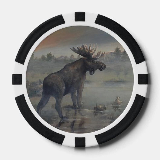 Moose Poker Chip (Voorkant)