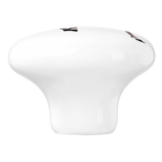 Moose Polo Keramische Knop (Zijkant)