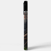 Moose Portret met naam Case-Mate iPhone Case (Achterkant / Links)