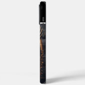 Moose Portret met naam Case-Mate iPhone Case (Achterkant / Links)